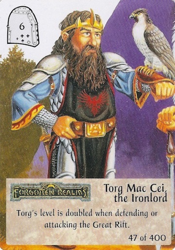 1st Edition Torg Mac Cei, the Ironlord