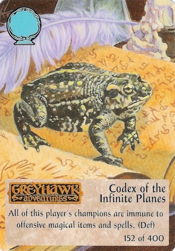 1st Edition Codex of the Infinite Planes