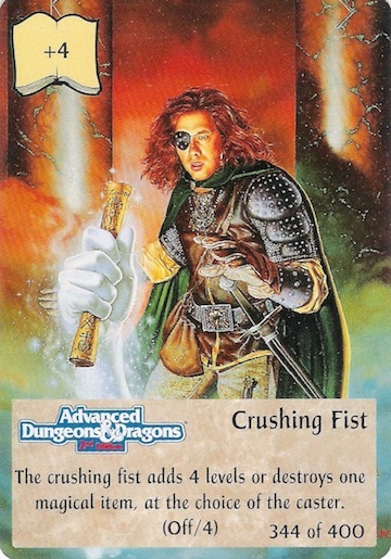 1st Edition Crushing Fist