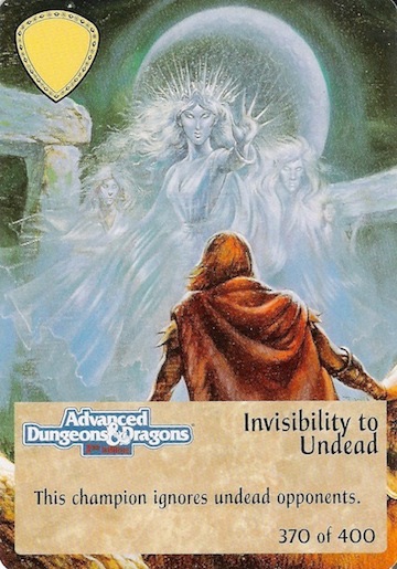 1st Edition Invisibility to Undead