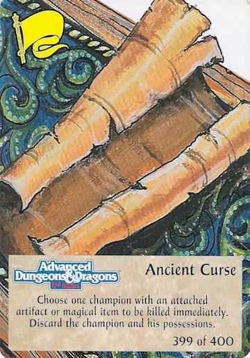 1st Edition Ancient Curse