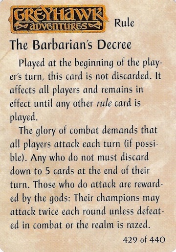 The Barbarian's Decree