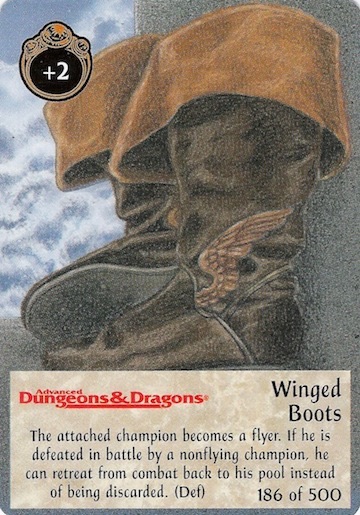 4th Edition Winged Boots