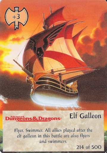 4th Edition Elf Galleon