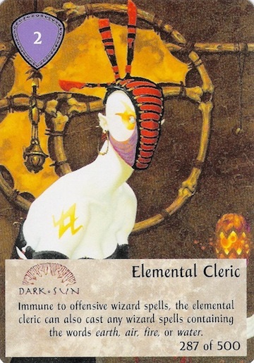 4th Edition Elemental Cleric