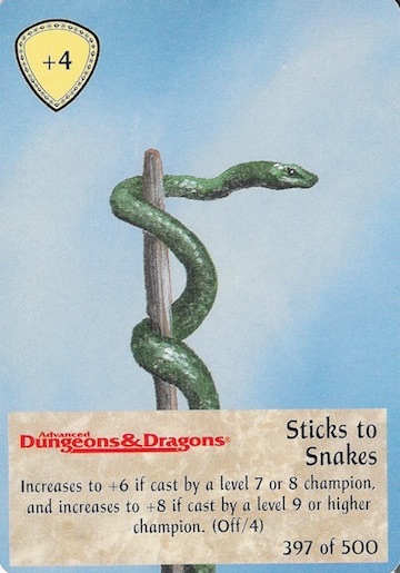 4th Edition Sticks to Snakes