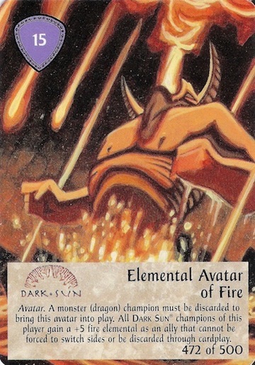 Elemental Avatar of Fire