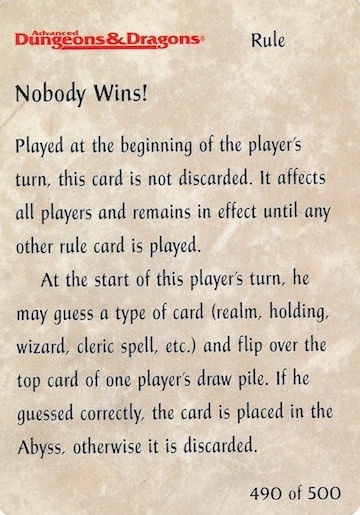 Nobody Wins!