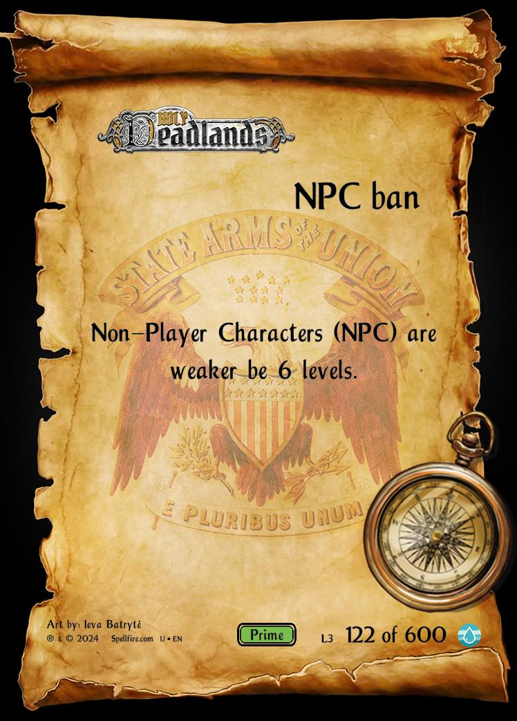 Level 3 NPC ban