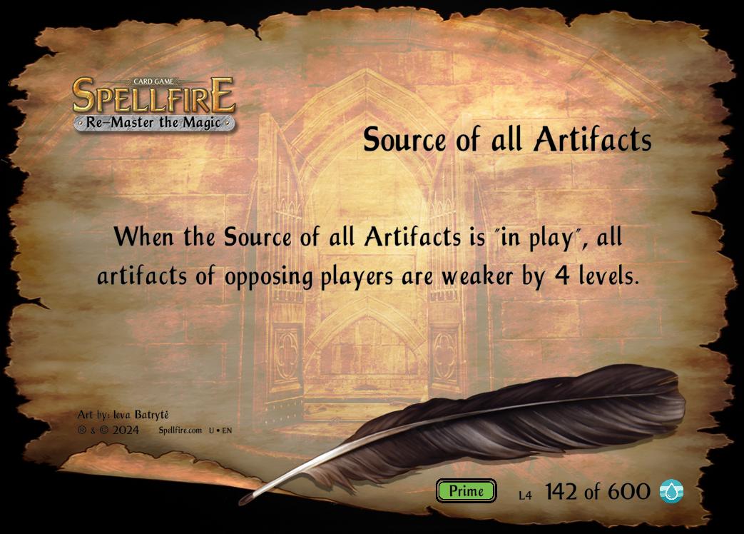 Level 4 Source of all Artifacts