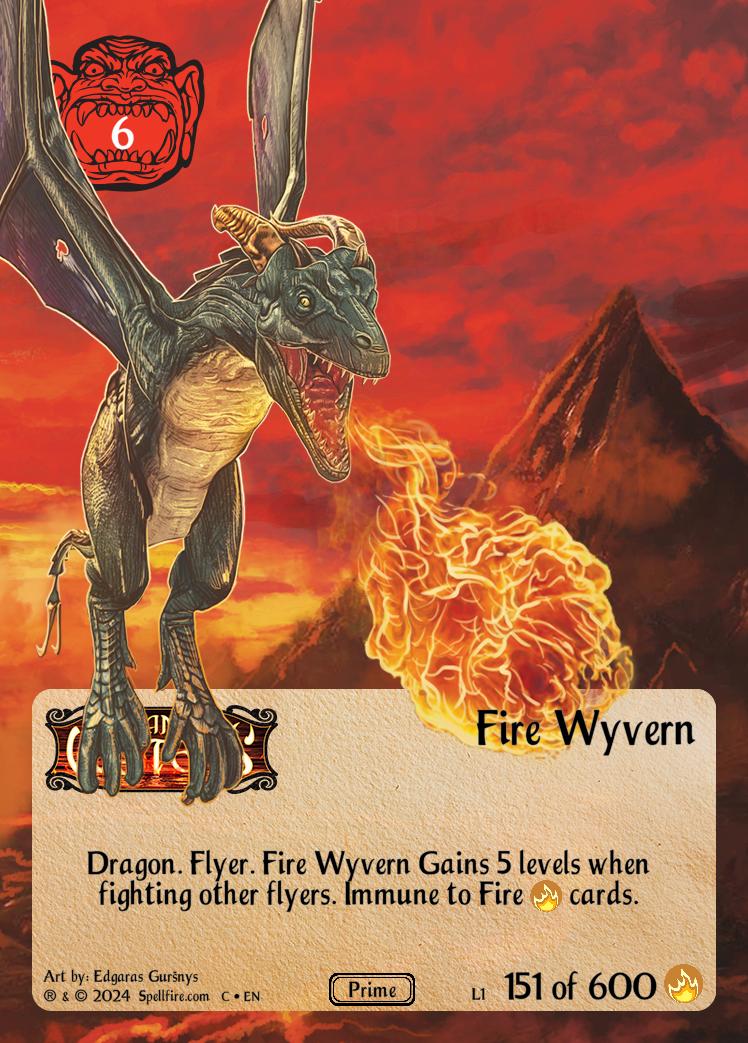 Level 1 Fire Wyvern