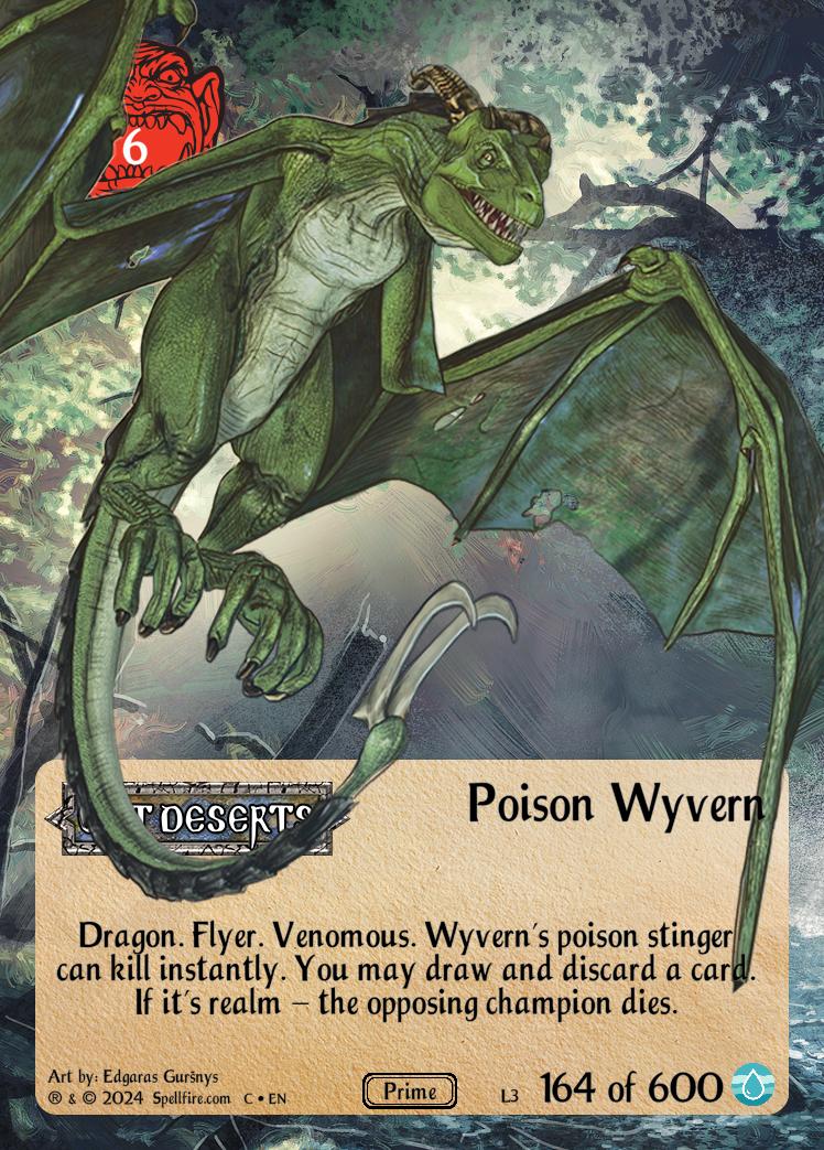 Level 3 Poison Wyvern