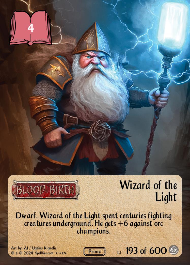 Level 1 Wizard of the Light