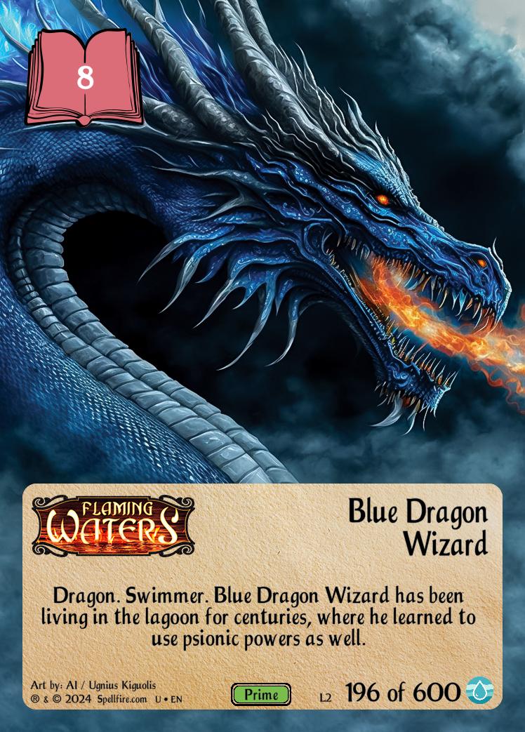 Level 2 Blue Dragon Wizard