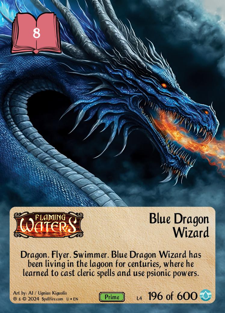 Level 4 Blue Dragon Wizard