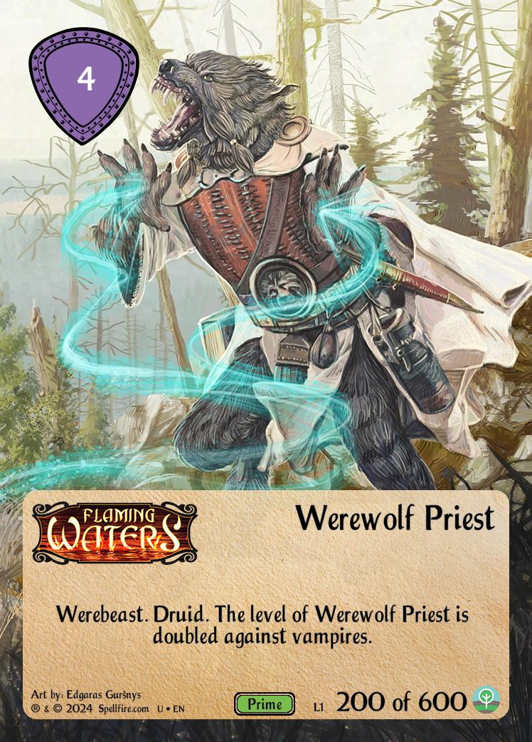 Level 1 Werewolf Priest