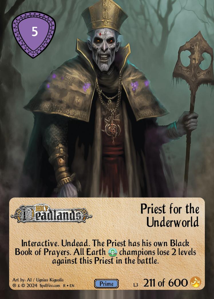 Level 3 Priest for the Underworld