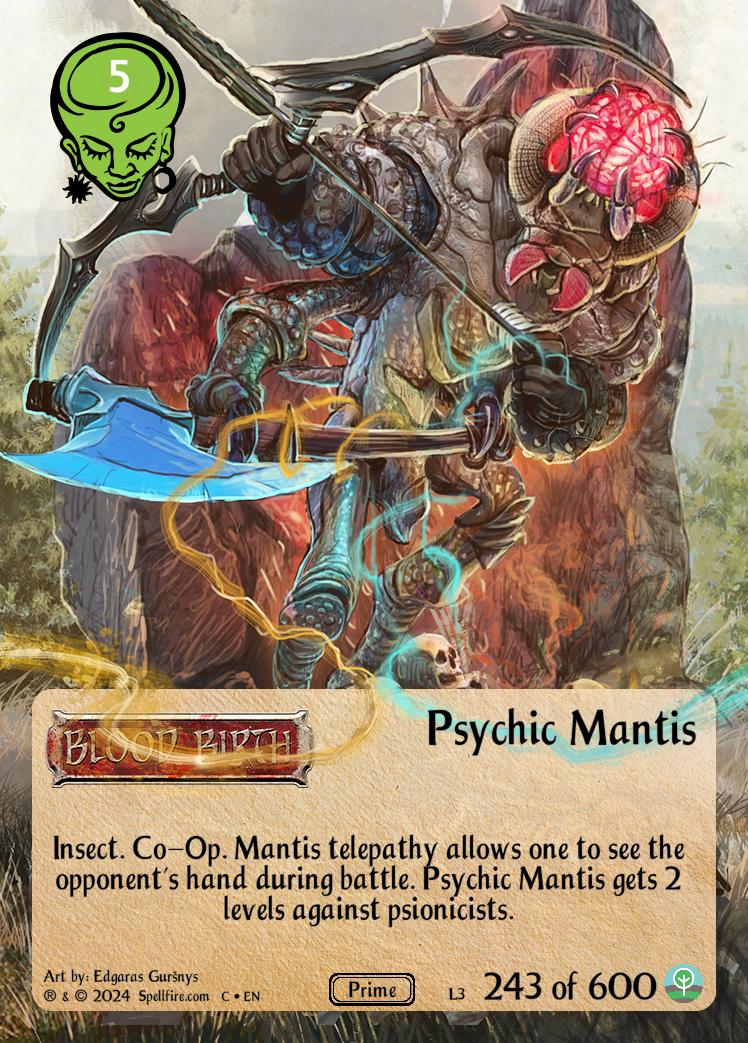 Level 3 Psychic Mantis