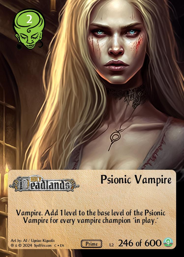 Level 2 Psionic Vampire