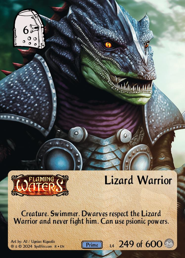 Level 4 Lizard Warrior