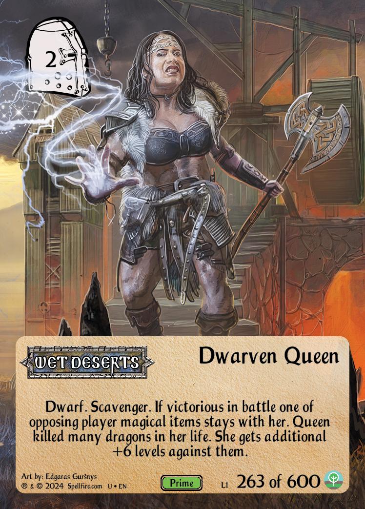 Level 1 Dwarven Queen