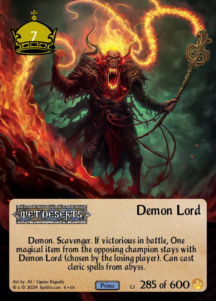 Level 3 Demon Lord