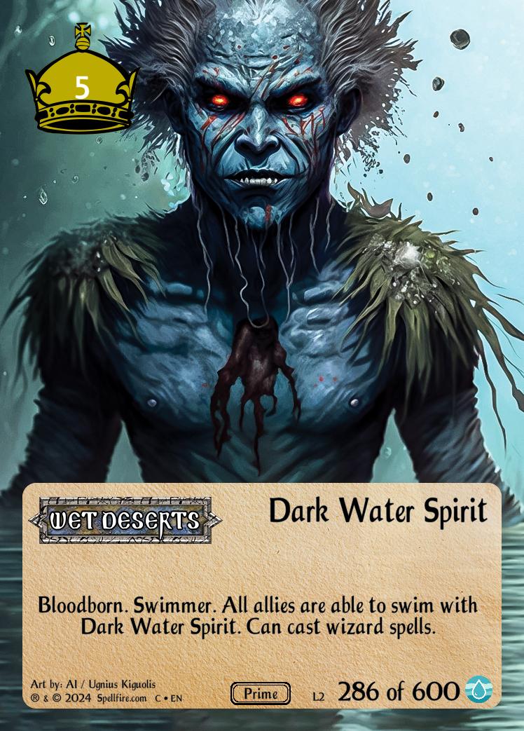 Level 2 Dark Water Spirit