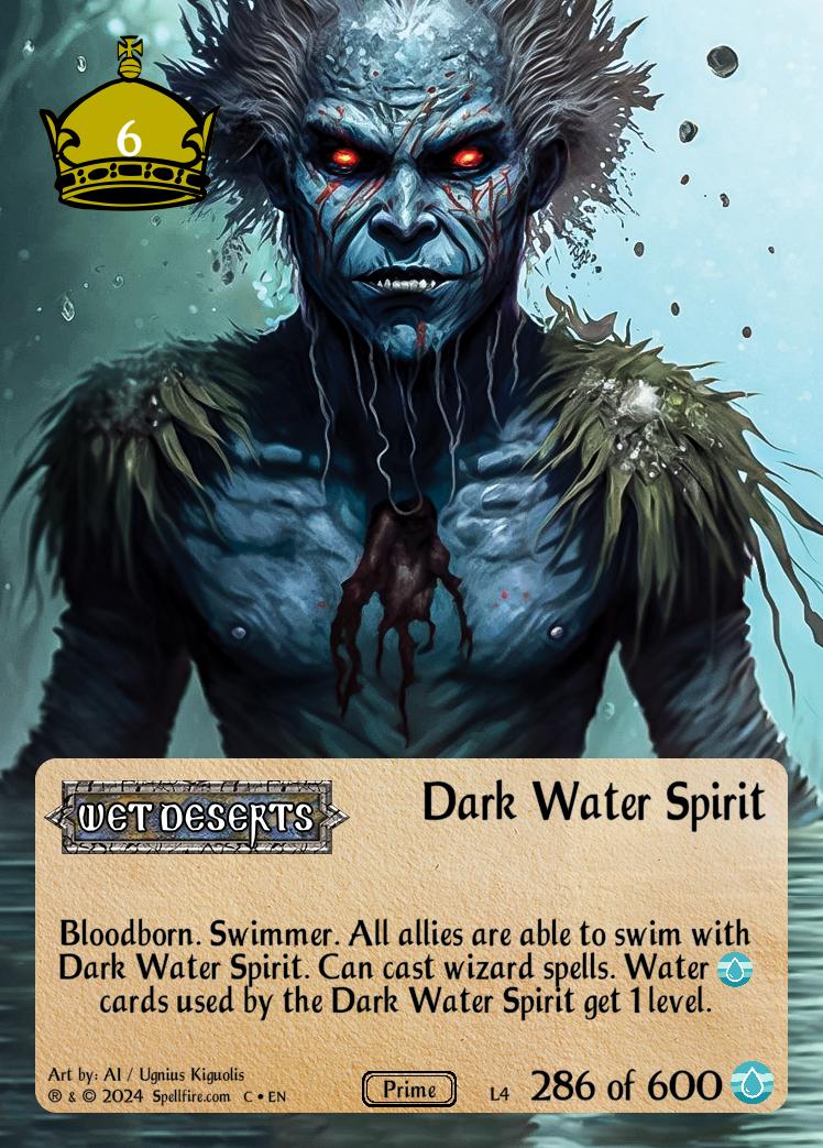 Level 4 Dark Water Spirit