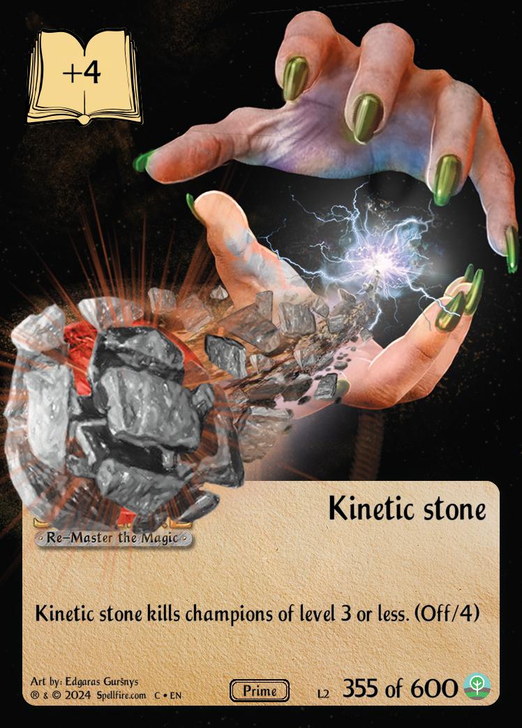 Level 2 Kinetic stone