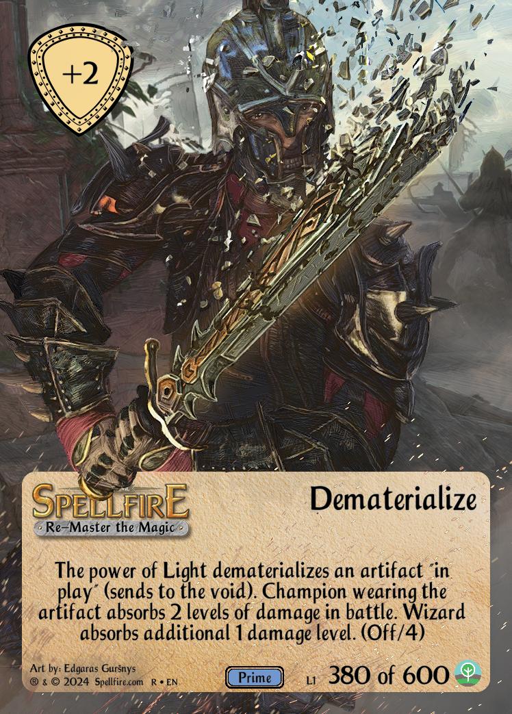 Level 1 Dematerialize