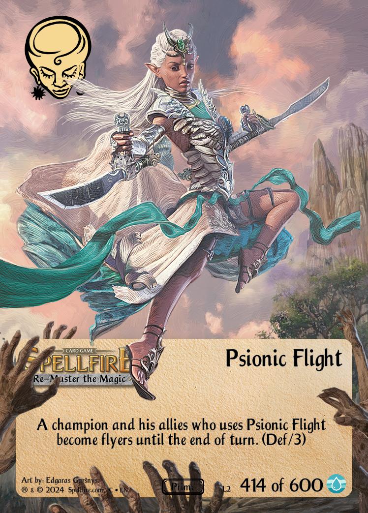 Level 2 Psionic flight