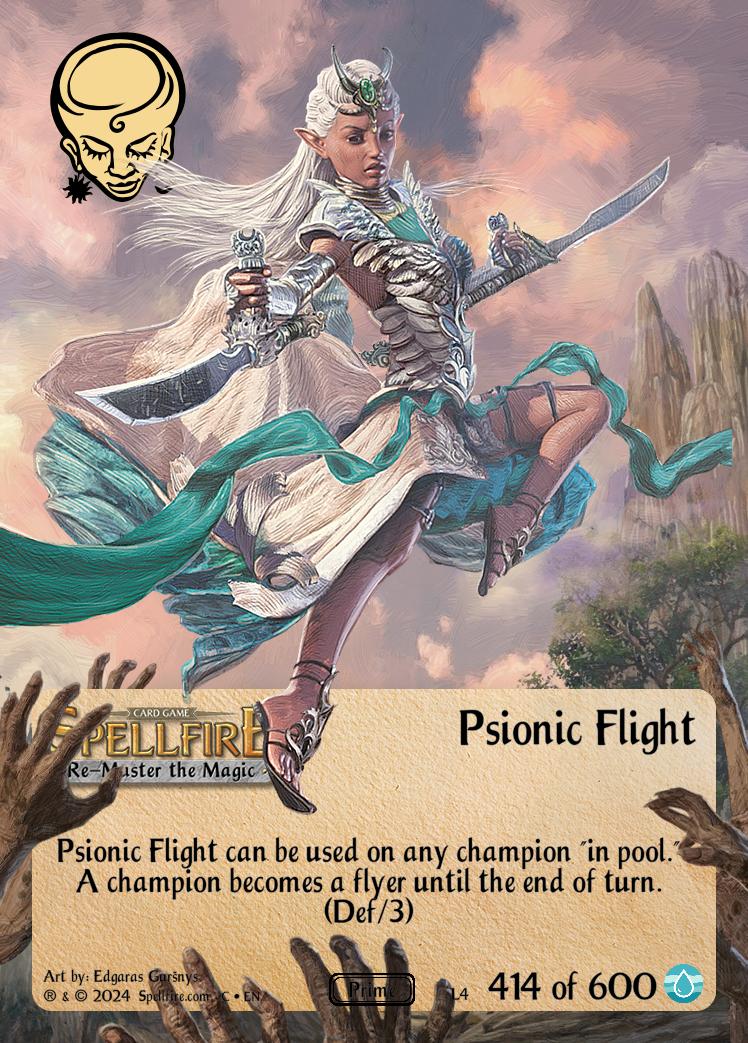 Level 4 Psionic flight