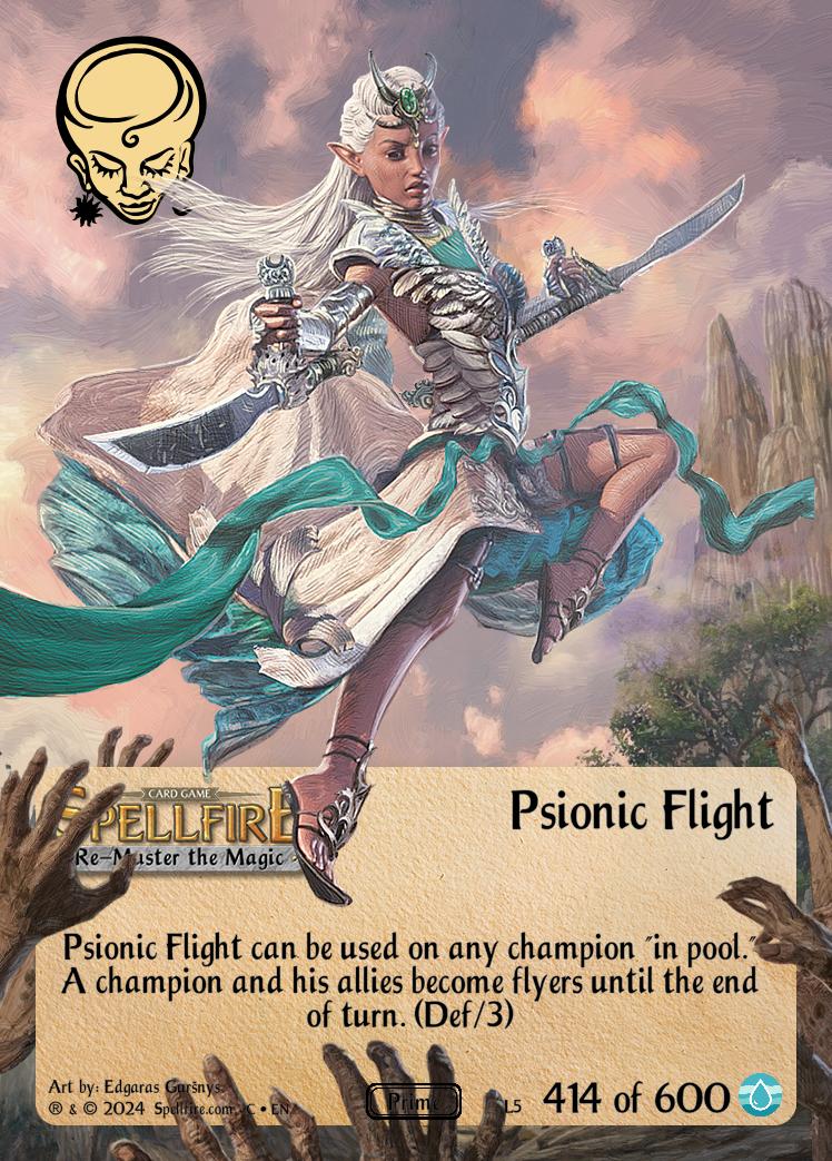 Level 5 Psionic flight