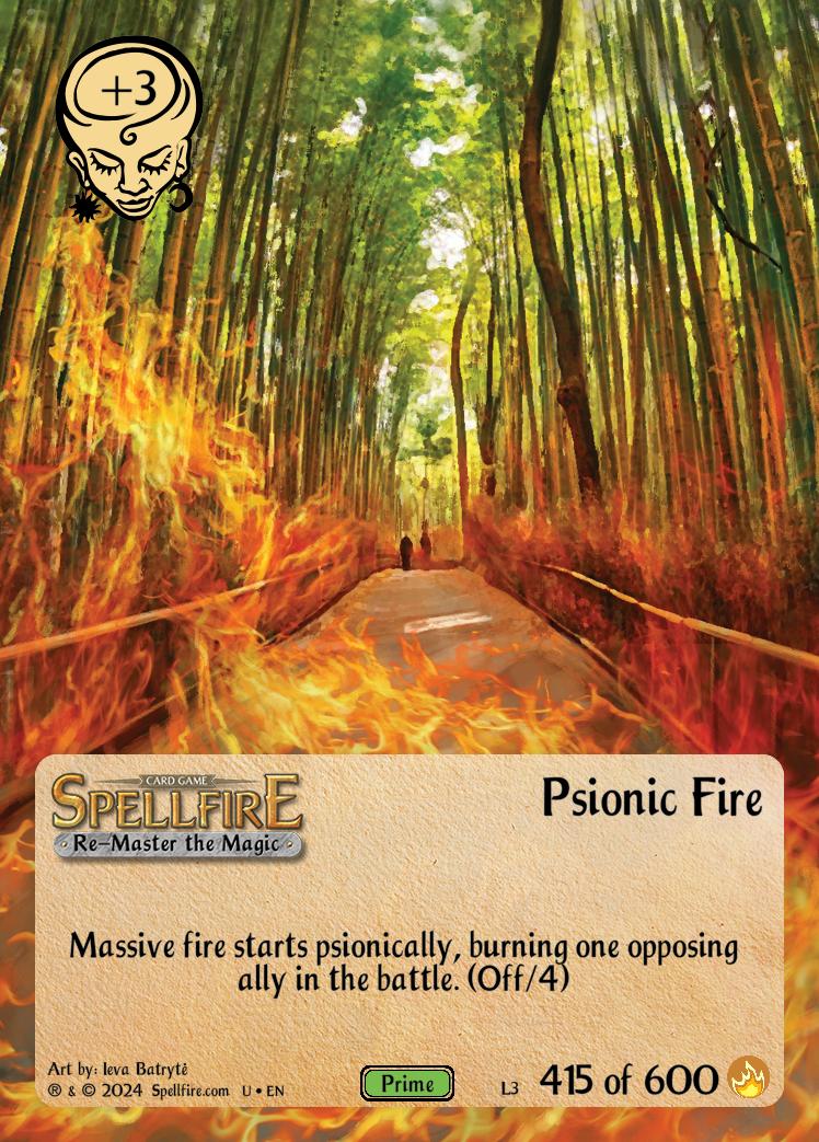 Level 3 Psionic Fire