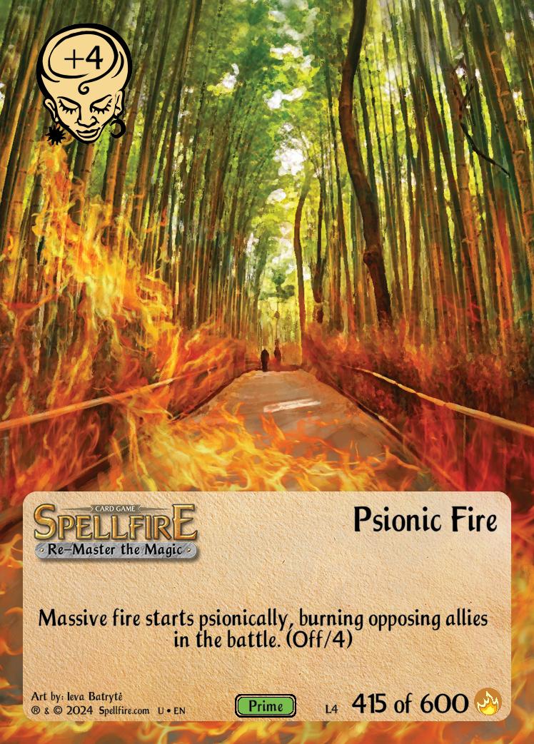 Level 4 Psionic Fire