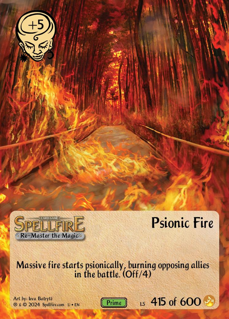 Level 5 Psionic Fire