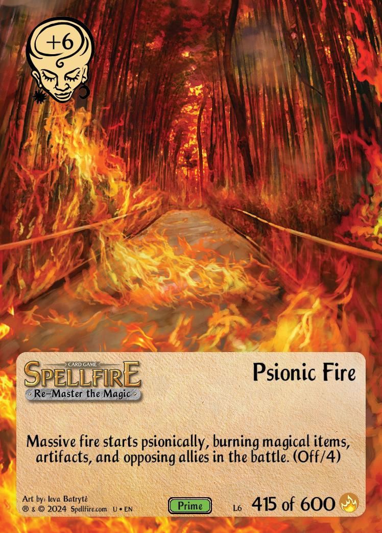 Level 6 Psionic Fire