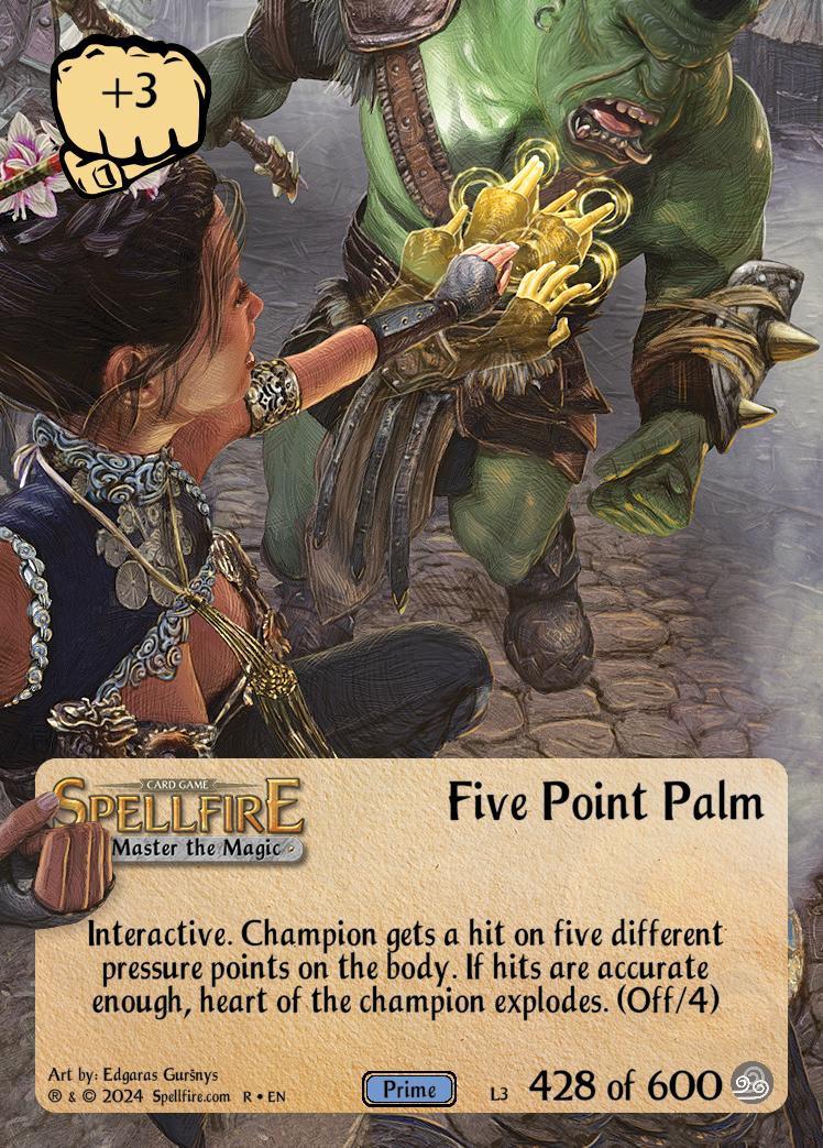 Level 3 Five Point Palm