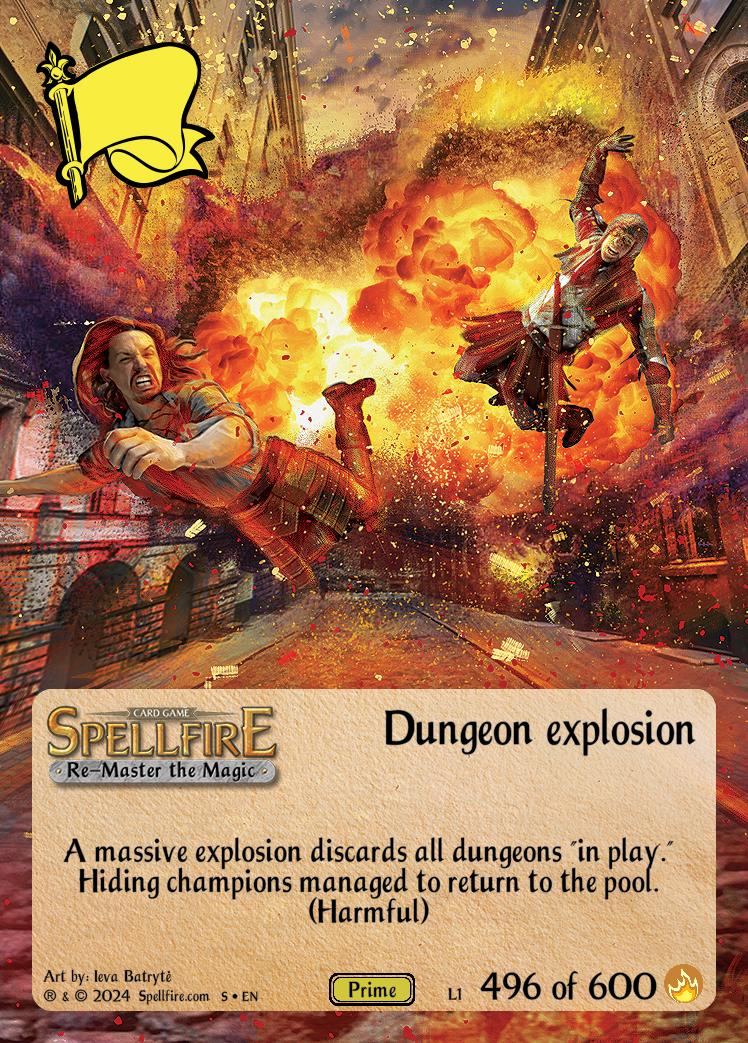 Level 1 Dungeon explosion