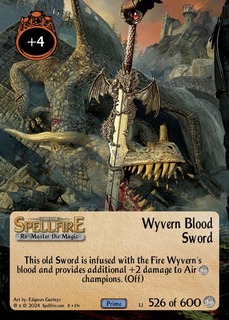 Wyvern Blood Sword