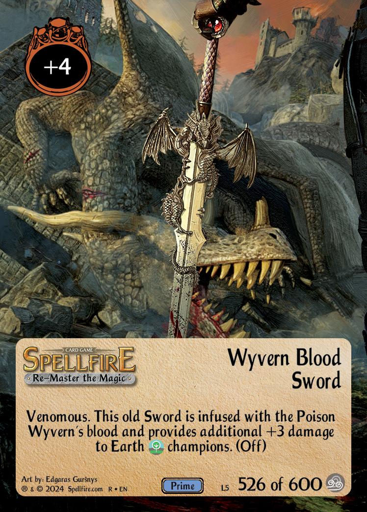 Level 5 Wyvern Blood Sword