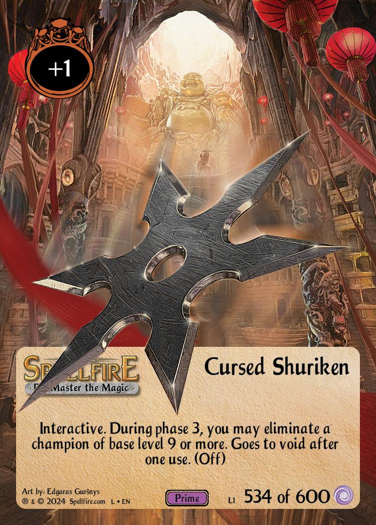 Level 1 Cursed Shuriken