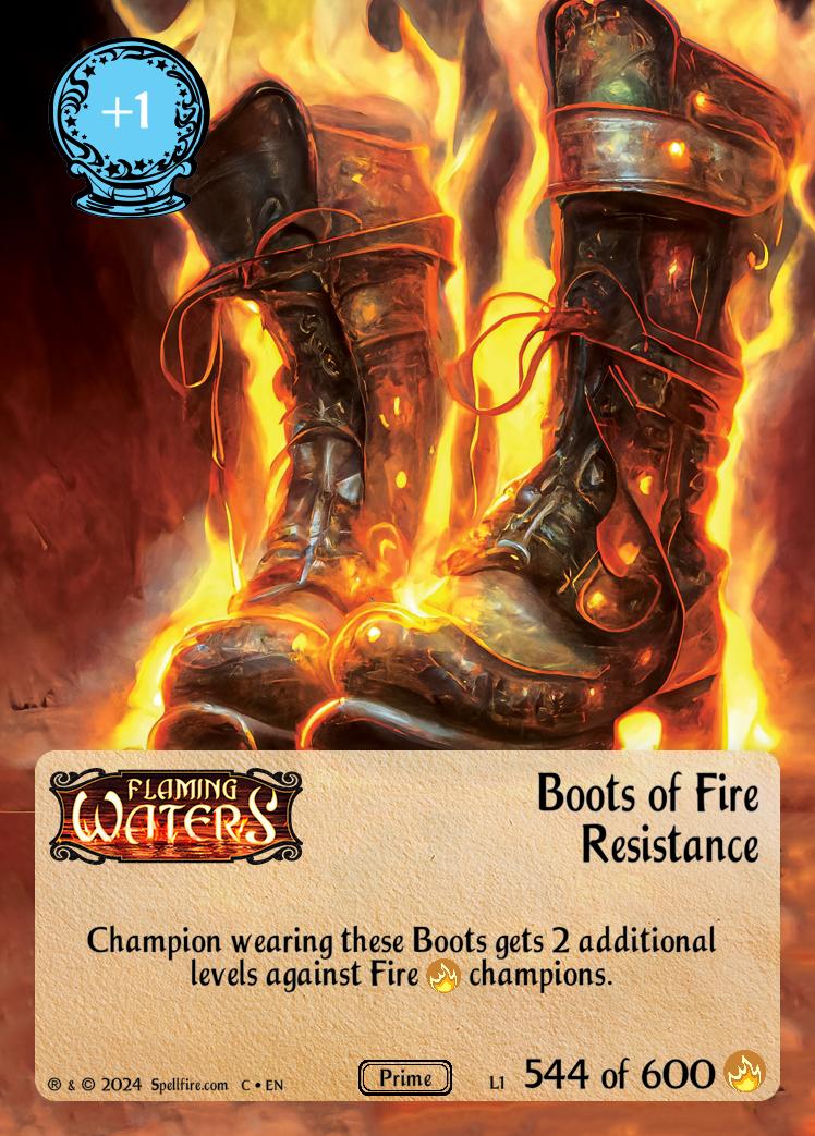 Level 1 Boots of Fire Resistance