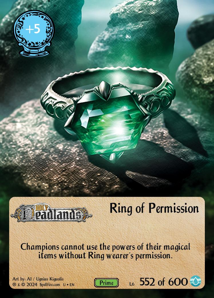 Level 6 Ring of Permission
