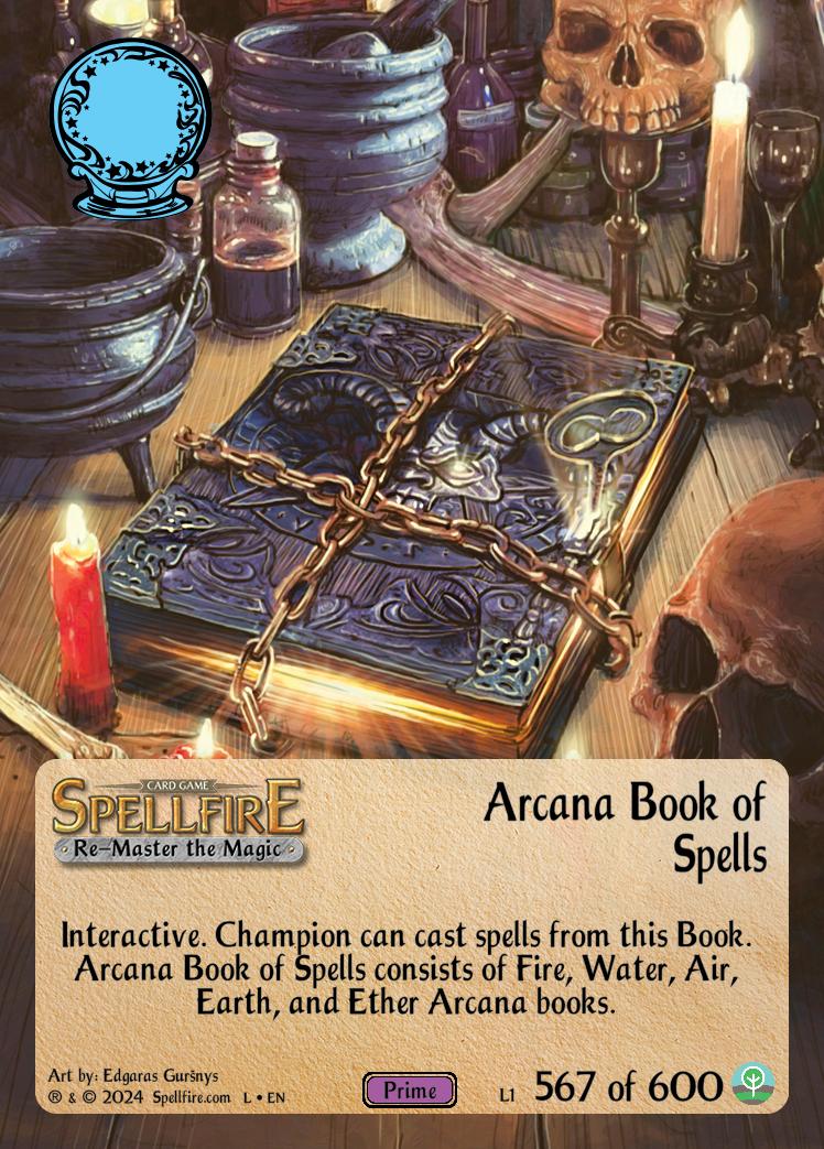 Level 1 Arcana Book of Spells