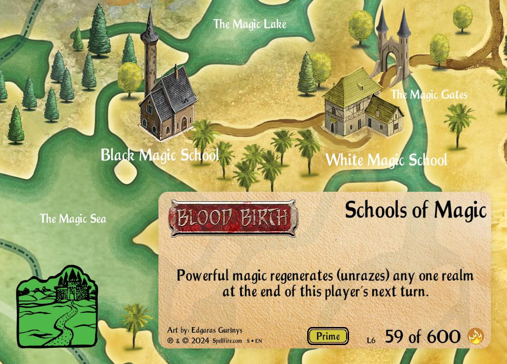 Level 6 Schools of Magic