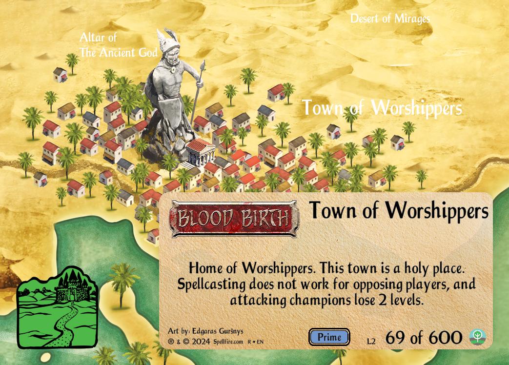 Level 2 Town of Worshippers
