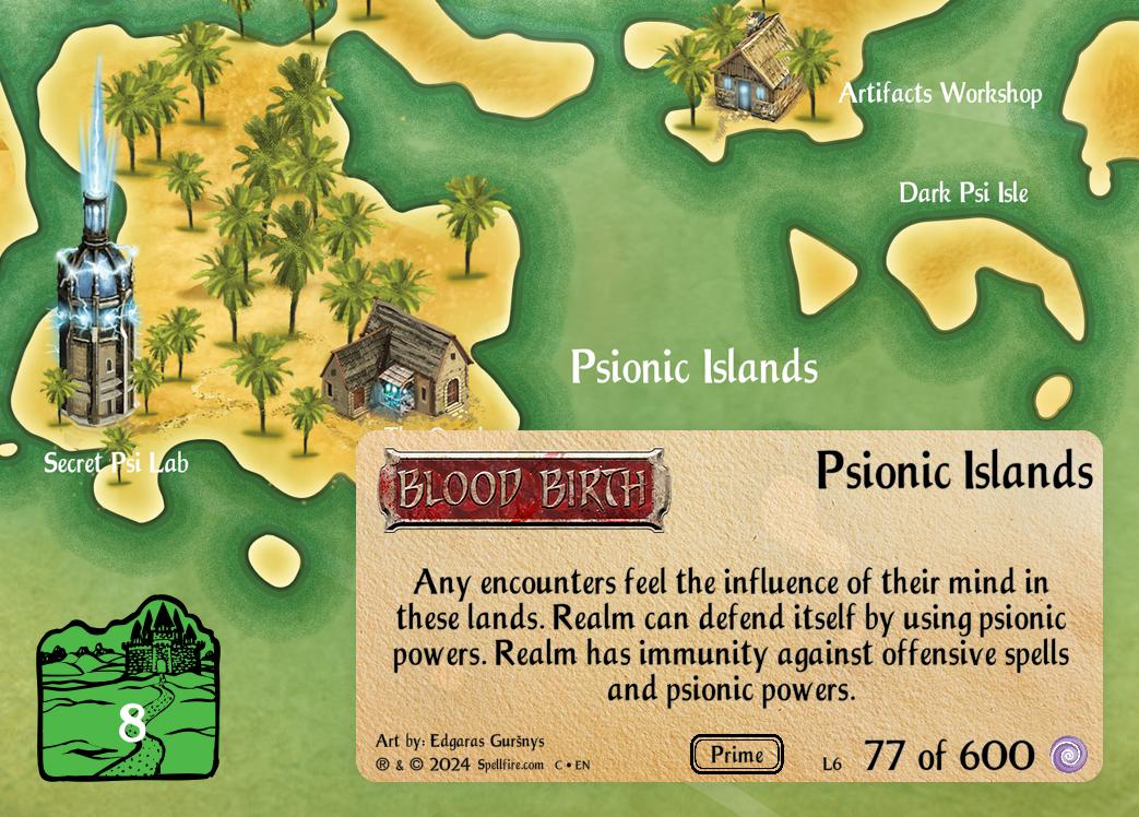 Level 6 Psionic Islands