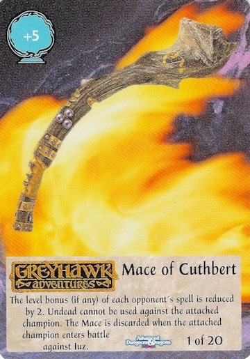 Mace Of Cuthbert Spellfire Card Artifacts Chase Edition   001 