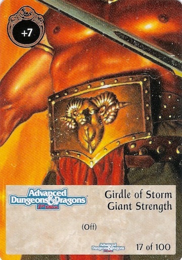 Artifacts Girdle of Storm Giant Strength